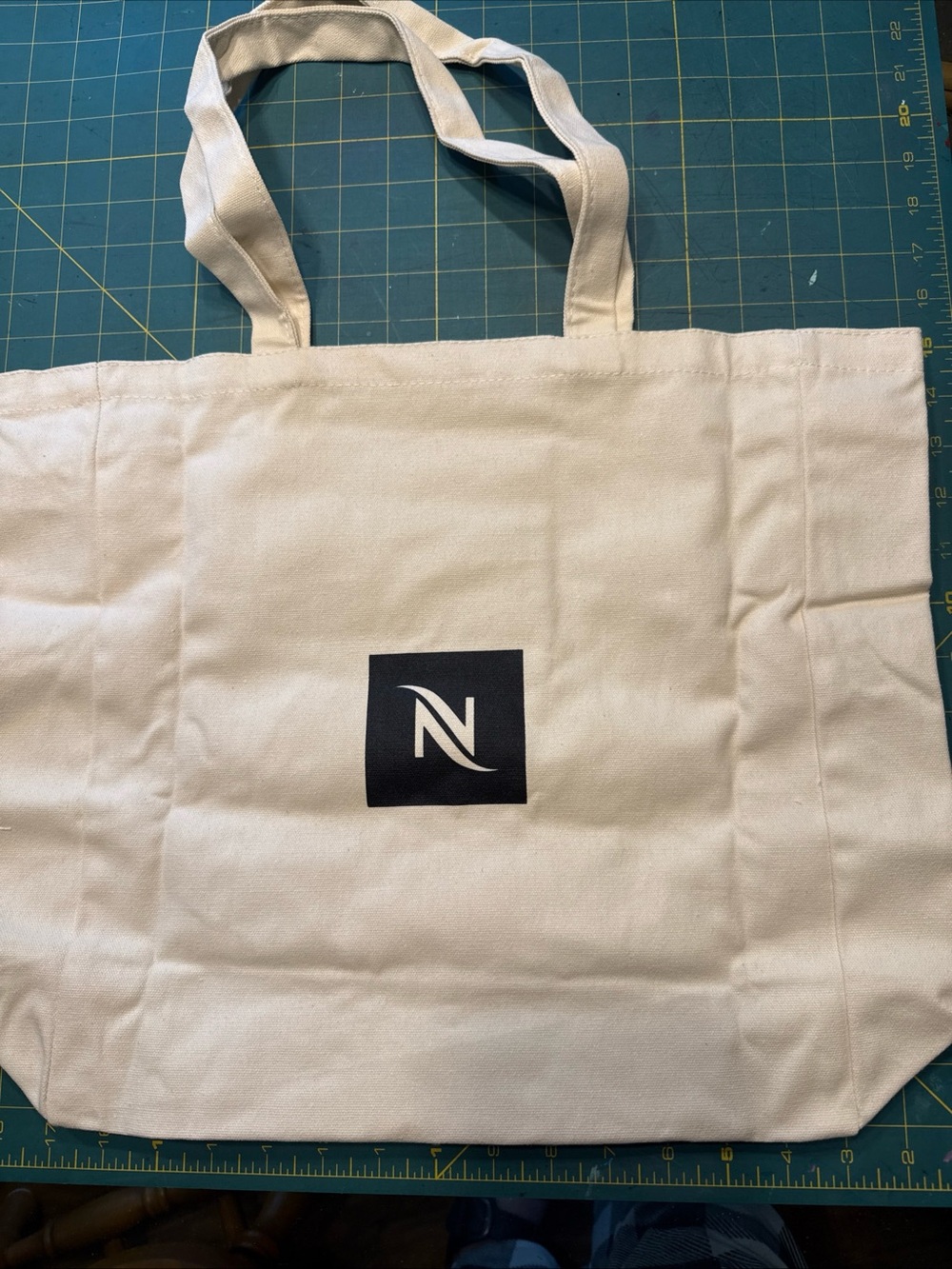 Nespresso Upcycled Canvas Tote Bag NEW